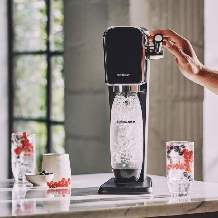 SodaStream Art Negro con Sistema Quick Connect y Botella de 1L SodaStream Art Negro con Sistema Quick Connect y Botella de 1L