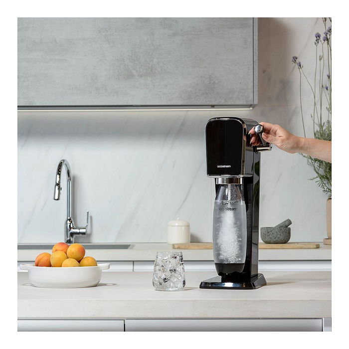 SodaStream Art Noir Carb. 60L. Botella Plástico 1L. Máx. 148 caracteres.