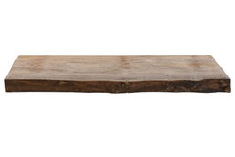 DKD Home Decor Estanteria Pared Indonesia 1c24 Natural Teca 60 x 25 x 4 cm (2 Unidades)