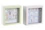 DKD Home Decor Hucha MDF y Cristal Baobab Surtida