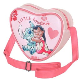 Karactermania Bolso Corazón Casual Lilo y Stitch Lovebug Rosa