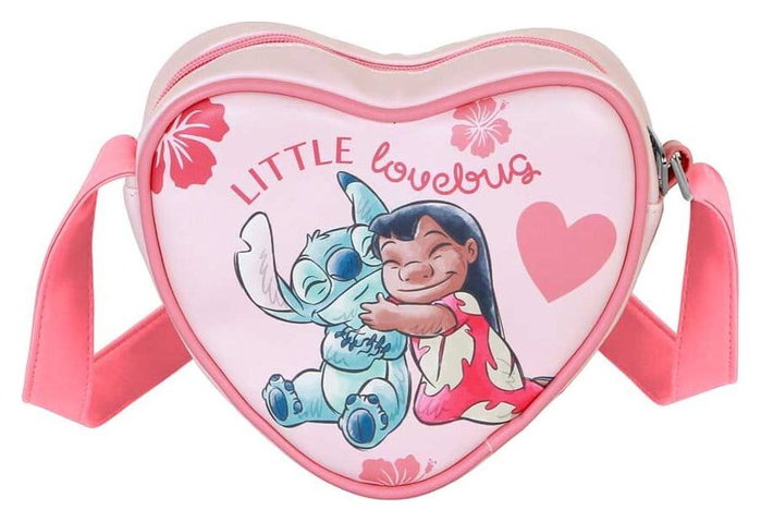 Karactermania Bolso Corazón Casual Lilo y Stitch Lovebug Rosa