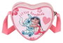 Karactermania Bolso Corazón Casual Lilo y Stitch Lovebug Rosa