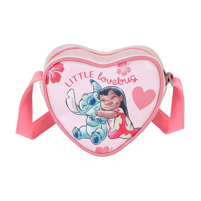 Karactermania Bolso Corazón Casual Lilo y Stitch Lovebug Rosa