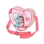Karactermania Bolso Corazón Casual Lilo y Stitch Lovebug Rosa