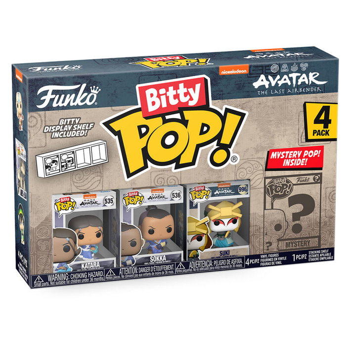 Funko Bitty POP Avatar The Last Airbender Katara Blister 4 Figuras Coleccionables Funko Bitty POP Avatar The Last Airbender Katara Blister 4 Figuras Coleccionables