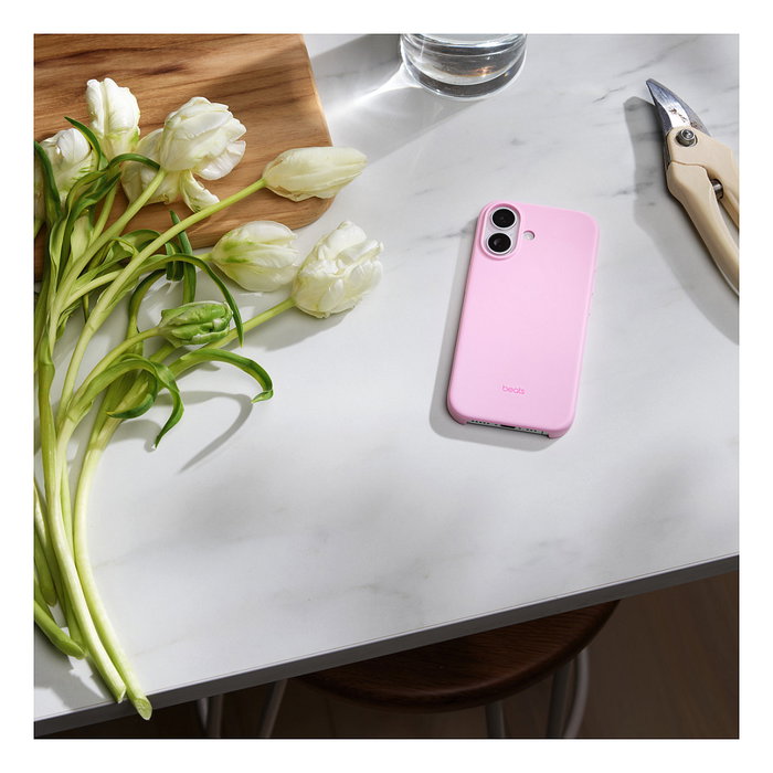 Apple MGK44LL/A Funda para iPhone 17 con MagSafe y Control de Cámara (Rosa Pebble) - Protección Anti-caídas y Anti-rayones