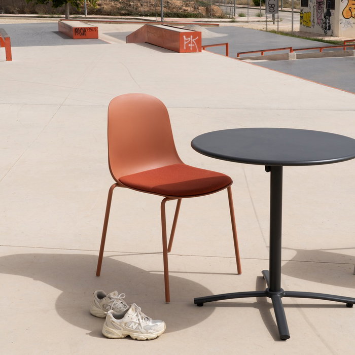 Silla Caldera Pp-Metal Exterior 50 X 53 X 85 cm (Set de 4)