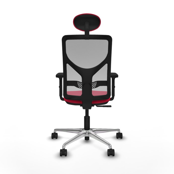 PIQUERAS Y CRESPO Silla de oficina Motilla con mecanismo Sincro, Rojo y Gris PIQUERAS Y CRESPO Silla de oficina Motilla con mecanismo Sincro, Rojo y Gris