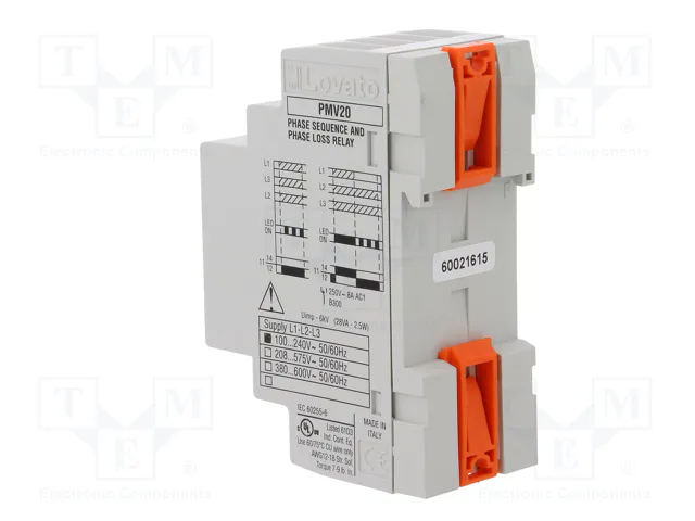 LOVATO ELECTRIC PMV20A240 Relé de monitorización de tensión SPDT