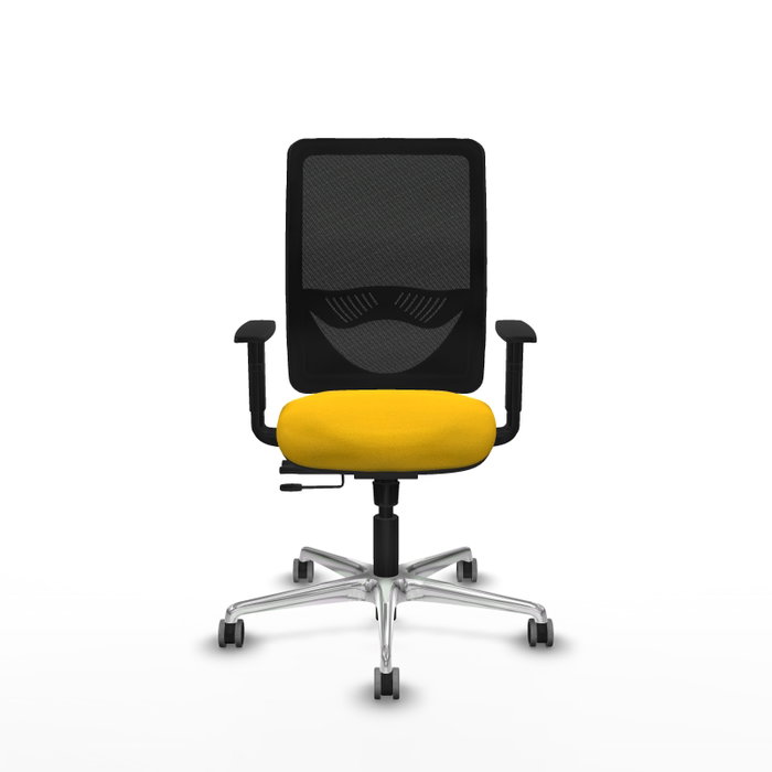 PIQUERAS Y CRESPO Silla de oficina Zulema Amarillo y Negro
