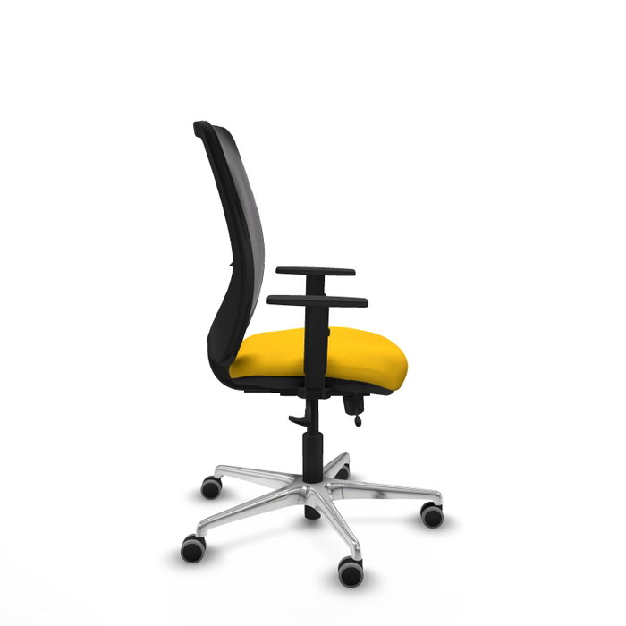 PIQUERAS Y CRESPO Silla de oficina Zulema Amarillo y Negro