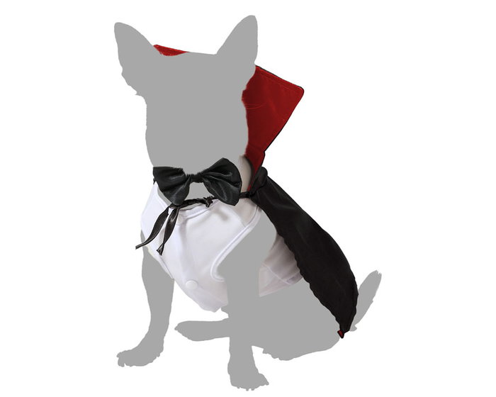 Disfraz para mascota Vampiro Negro Talla M