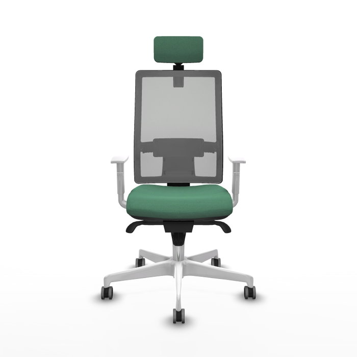 PIQUERAS Y CRESPO Silla de oficina Horna con Mecanismo Sincro, Verde Esmeralda y Gris PIQUERAS Y CRESPO Silla de oficina Horna con Mecanismo Sincro, Verde Esmeralda y Gris