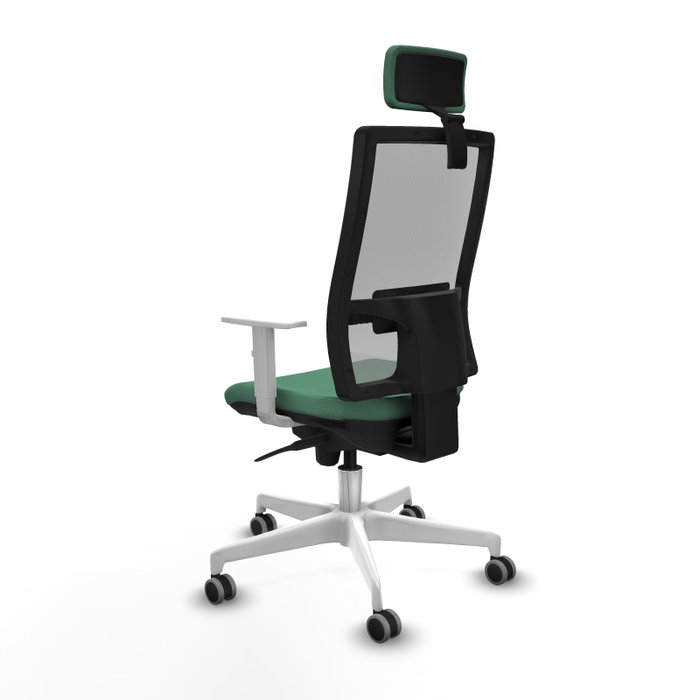 PIQUERAS Y CRESPO Silla de oficina Horna con Mecanismo Sincro, Verde Esmeralda y Gris PIQUERAS Y CRESPO Silla de oficina Horna con Mecanismo Sincro, Verde Esmeralda y Gris