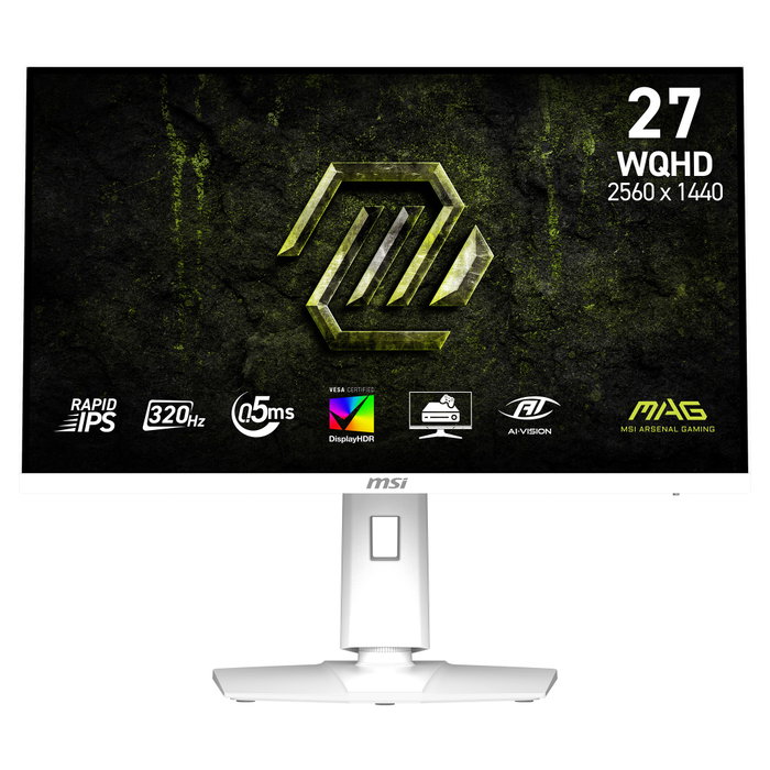 MSI MAG 274QRFW X32 Monitor Gaming 27 WQHD 320 Hz Blanco MSI MAG 274QRFW X32 Monitor Gaming 27 WQHD 320 Hz Blanco