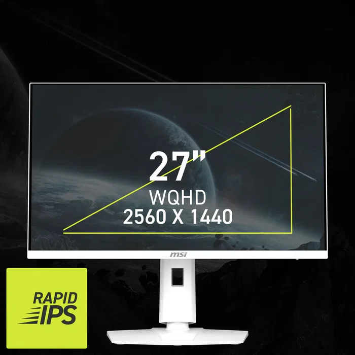MSI MAG 274QRFW X32 Monitor Gaming 27 pulg. Quad HD Rapid IPS Blanco