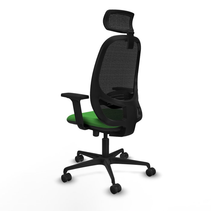 PIQUERAS Y CRESPO Silla de oficina Cilanco con mecanismo Sincro/Traslack, Verde y Negro PIQUERAS Y CRESPO Silla de oficina Cilanco con mecanismo Sincro/Traslack, Verde y Negro