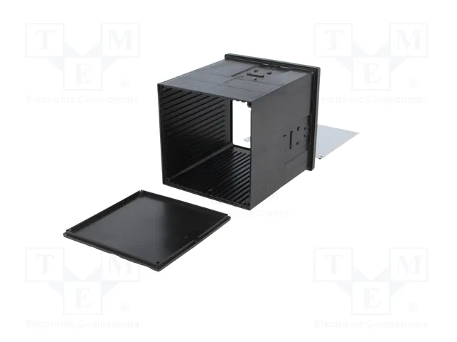BOPLA Uninorm Carcasa de cuadro 96x96x109,5mm Negro