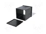 BOPLA Uninorm Carcasa de cuadro 96x96x109,5mm Negro