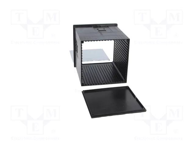 BOPLA Uninorm Carcasa de cuadro 96x96x109,5mm Negro