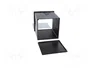 BOPLA Uninorm Carcasa de cuadro 96x96x109,5mm Negro