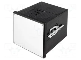 BOPLA Uninorm Carcasa de cuadro 96x96x109,5mm Negro