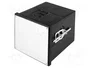 BOPLA Uninorm Carcasa de cuadro 96x96x109,5mm Negro