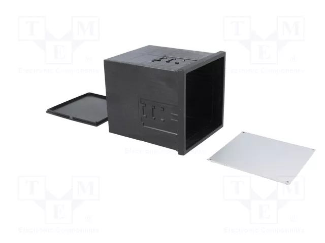 BOPLA Uninorm Carcasa de cuadro 96x96x109,5mm Negro