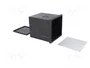 BOPLA Uninorm Carcasa de cuadro 96x96x109,5mm Negro