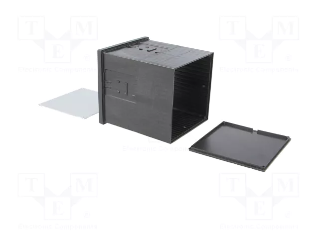 BOPLA Uninorm Carcasa de cuadro 96x96x109,5mm Negro