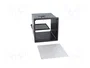 BOPLA Uninorm Carcasa de cuadro 96x96x109,5mm Negro