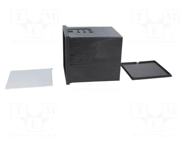 BOPLA Uninorm Carcasa de cuadro 96x96x109,5mm Negro