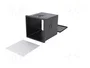 BOPLA Uninorm Carcasa de cuadro 96x96x109,5mm Negro