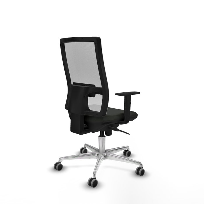 PIQUERAS Y CRESPO Silla de oficina Horna con mecanismo Sincro Negro y Blanco PIQUERAS Y CRESPO Silla de oficina Horna con mecanismo Sincro Negro y Blanco