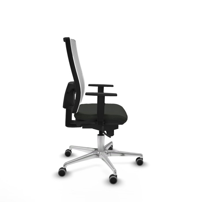 PIQUERAS Y CRESPO Silla de oficina Horna con mecanismo Sincro Negro y Blanco PIQUERAS Y CRESPO Silla de oficina Horna con mecanismo Sincro Negro y Blanco