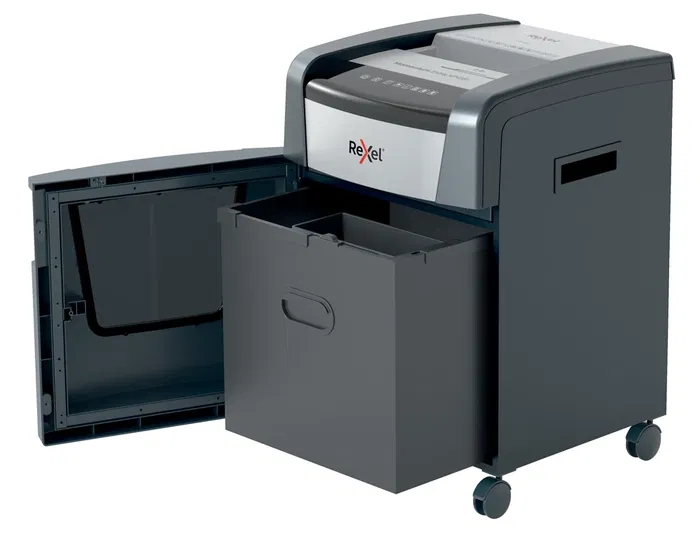 Rexel Destructora Momentum X418+ | Tritura 18 Hojas A4 (P-4) | Antiatascos | Silenciosa 55 dB | Tarjetas, Clips, CDs