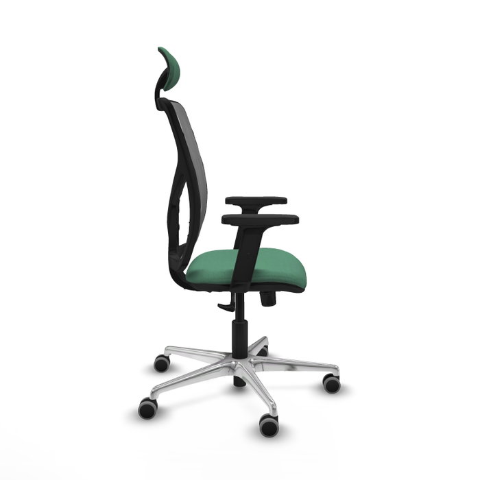 PIQUERAS Y CRESPO Silla de oficina Motilla con mecanismo Sincro, Verde esmeralda y Gris PIQUERAS Y CRESPO Silla de oficina Motilla con mecanismo Sincro, Verde esmeralda y Gris