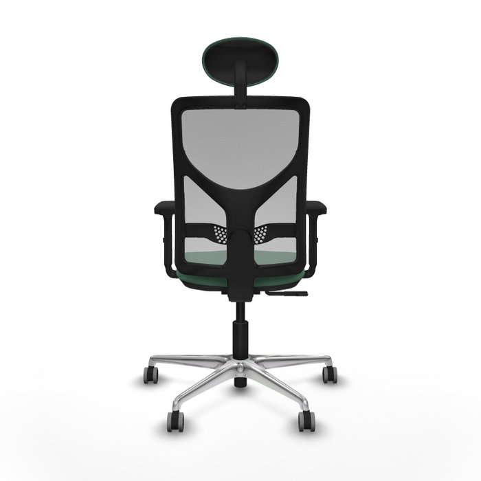 PIQUERAS Y CRESPO Silla de oficina Motilla con mecanismo Sincro, Verde esmeralda y Gris PIQUERAS Y CRESPO Silla de oficina Motilla con mecanismo Sincro, Verde esmeralda y Gris