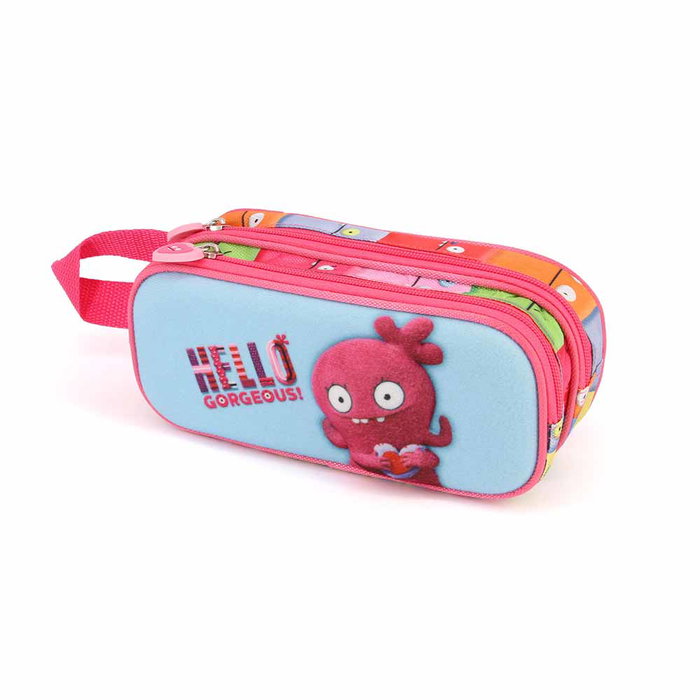Estuche Portatodo 3D Doble Heart Ugly Dolls Multicolor