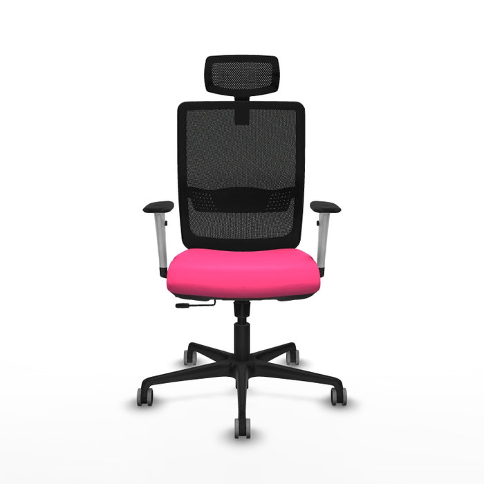 PIQUERAS Y CRESPO Silla de oficina Haches Rosa y Negro PIQUERAS Y CRESPO Silla de oficina Haches Rosa y Negro