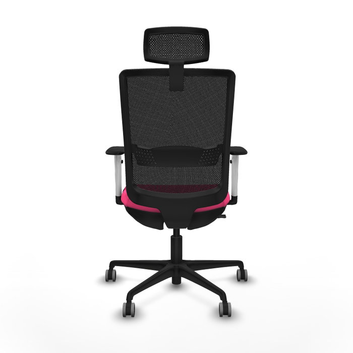 PIQUERAS Y CRESPO Silla de oficina Haches Rosa y Negro PIQUERAS Y CRESPO Silla de oficina Haches Rosa y Negro