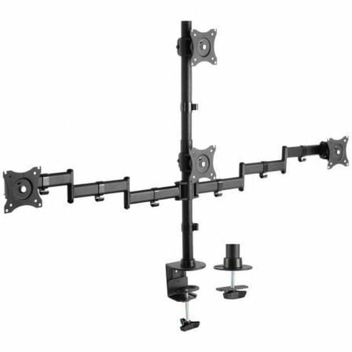 Aisens Soporte de Mesa para 4 Monitores y TV DT27TSR-379, Negro