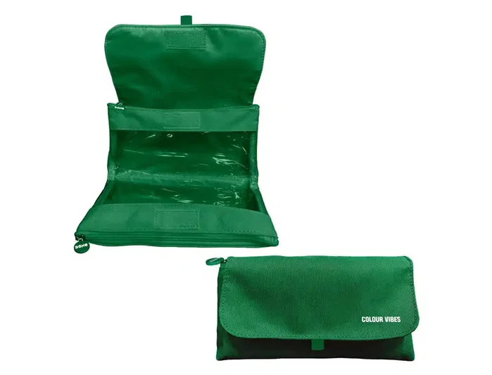 Dohe Portatodo Colour Vibes Doble con Solapa Verde Oscuro Dohe Portatodo Colour Vibes Doble con Solapa Verde Oscuro