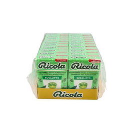 RICOLA Caramelos sin azúcar sabor eucalipto 50g
