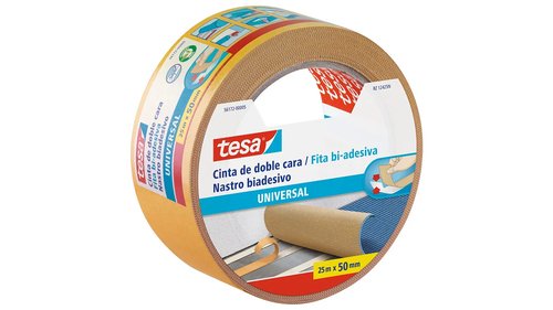 Tesa Cinta Adhesiva Doble Cara Universal Permanente 50mm x 25m