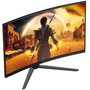 AOC Monitor Gaming Curvo C32G42ZE 31.5 Pulgadas VA, Full HD, 240 Hz, 0.3 ms MPRT, Negro