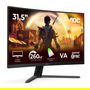 AOC C32G42ZE Monitor Gaming Curvo 31.5 Pulgadas 80 cm Full HD 1920x1080, 260 Hz, 4 ms, HDR10, AMD FreeSync Premium, VA, Negro y Rojo