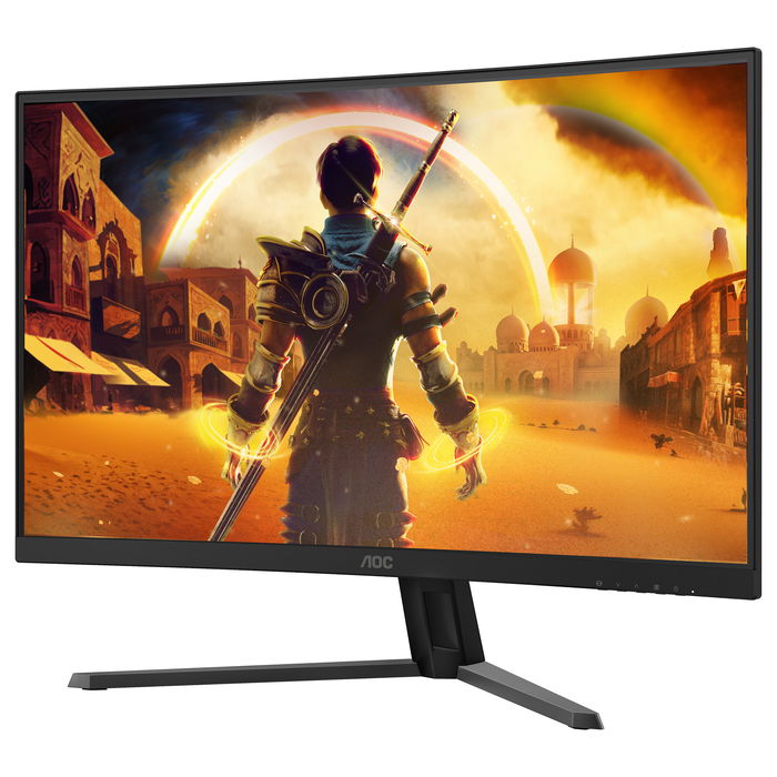 AOC C32G42ZE Monitor Gaming Curvo 31.5 Pulgadas 80 cm Full HD 1920x1080, 260 Hz, 4 ms, HDR10, AMD FreeSync Premium, VA, Negro y Rojo