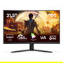 AOC C32G42ZE Monitor Gaming Curvo 31.5 Pulgadas 80 cm Full HD 1920x1080, 260 Hz, 4 ms, HDR10, AMD FreeSync Premium, VA, Negro y Rojo